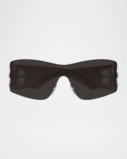 Saint Laurent 57mm Acetate Semi-Shield Sunglasses | Neiman Marcus