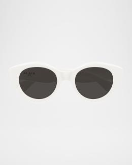 ALAÏA Round Gradient Cat Eye Sunglasses Retail $675 Alaïa 51mm Cat Eye Gradient Sunglasses | Nordstromrack main image 4