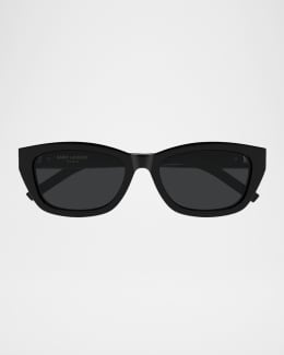 Saint Laurent Blaze Acetate Cat-Eye Sunglasses | Neiman Marcus