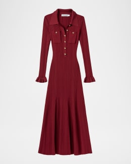 knee length dresses for ladies Ivy Mini Dress - Coral Pink