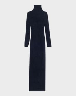 3 4 sleeve long maxi dress Point 3/4 Sleeve Maxi Dress
