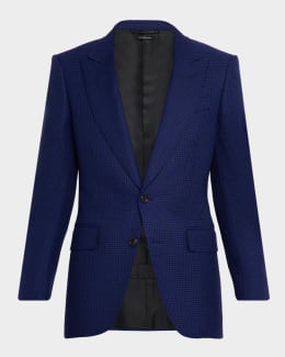 TOM FORD Men's Shelton Velvet and Satin Evening Jacket | Neiman Marcus