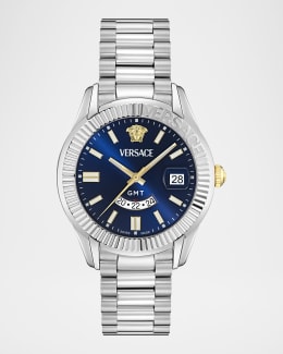 Versace Men's Albireo 40mm IP Yellow Gold Bracelet Watch | Neiman