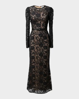 BCBG Strapless Lace & Jersey Gown | Neiman Marcus