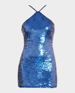 slim fit dress slacks Sequin Off-The-Shoulder Dress
