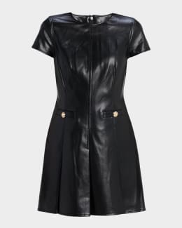 knee length dresses for ladies Long Sleeve Double Breasted Blazer Dress  Vivian Seven