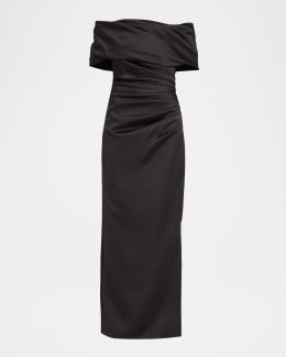 green emerald velvet dress Valletta Strapless Embroidered Dress  SIMKHAI