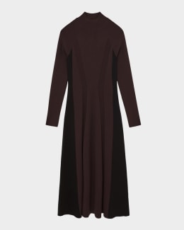 Reiss Harlen Asymmetric Cowl-Neck Midi Dress | Neiman Marcus
