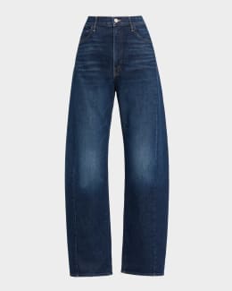MOTHER Lil' Mid-Rise Zip Rambler Jeans | Neiman Marcus