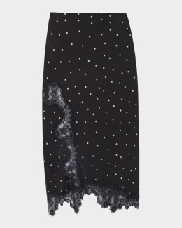 A.L.C. Nara Gathered Short-Sleeve Midi Dress | Neiman Marcus