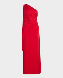 red long sleeve lace maxi dress Carolina Crimson Lace Maxi Dress Small