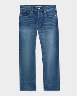 Hudson Men's Luca Wide Leg Carpenter Jeans | Neiman Marcus