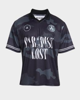 adidas x Wales Bonner Men's Jacquard Football T-Shirt | Neiman Marcus