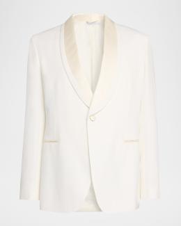 Emporio Armani Men's Textured Solid Dinner Jacket | Neiman Marcus