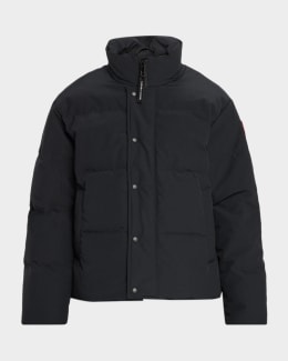 Canada Goose Men's Kirby Padded Ripstop Snap-Front Jacket | Neiman