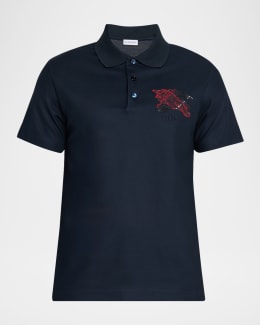 トップス Burberry Big Horse Logo Polo Shirt Burberry Men's Cotton Pique Year of the Horse Polo Shirt | Neiman
