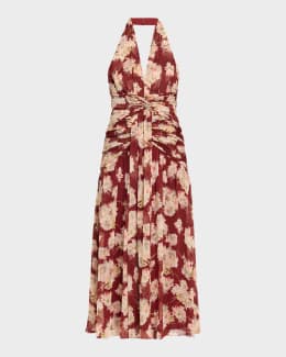 long black sleeveless maxi dress Silk Rib Maxi Dress