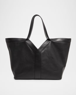 Saint Laurent Mini YSL Cube Leather Top-Handle Bag | Neiman