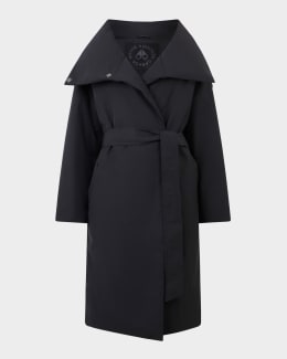 Mackage Zeva-A Single-Breasted Wool Trench Coat | Neiman Marcus