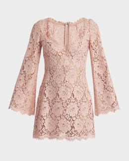 Burberry Iris Check Collar Short-Sleeve Mini Dress | Neiman Marcus