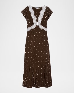 Rails Anita Asymmetric Midi Dress | Neiman Marcus