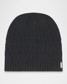 Gorski Select Cashmere Beanie with Lamb Shearling Pom | Neiman Marcus