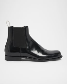 Saint Laurent Men's Wyatt 40 Leather Chelsea Boots | Neiman Marcus