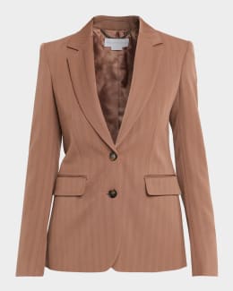 Stella McCartney Double-Breasted Wool Blazer | Neiman Marcus