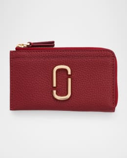 Marc Jacobs The Pouch Grain Leather Wristlet | Neiman Marcus