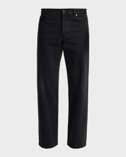 Ksubi Men's Chitch Backstage Stardom Embroidered Black Denim Jeans