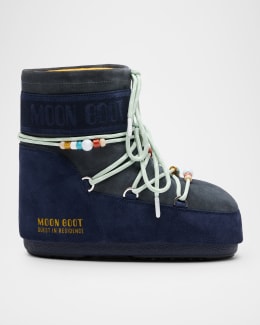 Moon Boot Icon Low Nylon Snow Boots | Neiman Marcus