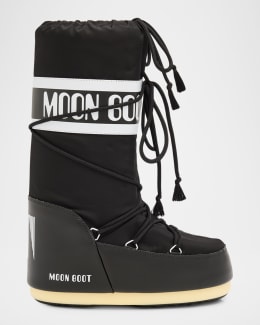 Moon Boot Icon Low Nylon Snow Boots | Neiman Marcus