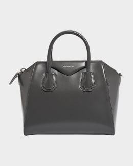 Givenchy Antigona Mini Studded Top-Handle Bag in Box Leather