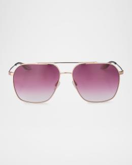 Barton Perreira Sully Aviator Titanium Sunglasses | Neiman  display picture 1