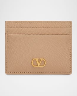 Valentino Garavani Cherryfic Calfskin Wallet | Neiman Marcus