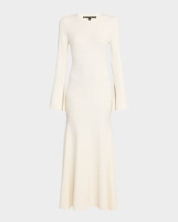 chinese dress ladies Iliana Cowl Neck High Slit Satin Column Dress in Navy Blue | Size: Xs | Satin Fabric