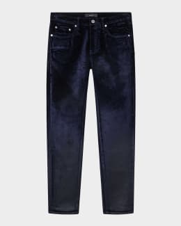デニム　black/purple L PURPLE Men's Oil Spill Skinny Jeans | Neiman Marcus