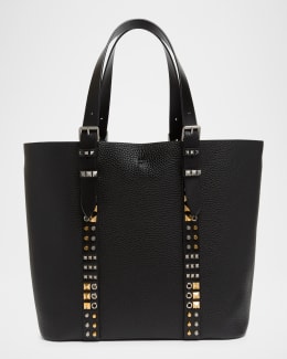 Loewe Men's Loop Zipped Leather Tote Bag | Neiman Marcus
