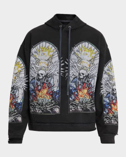 ジャケット・ブルゾン MONCLER Graphic Print Hooded Jacket 140 Moncler Grenoble Men's Quilted Down Hoodie | Neiman Marcus