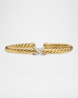 brunt U2 パックマン Golden arm bush de brunt Gabriel & Co 14K Yellow Plain Gold Bujukan Split Bangle Bracelet
