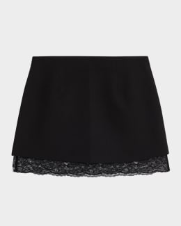 FRAME The High Mini Skirt | Neiman Marcus