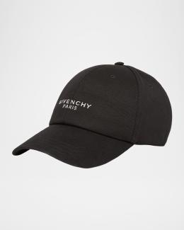 Givenchy Men's Givenchy Paris Cotton Embroidered Six-Panel