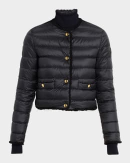 Moncler Jasmin Hooded Short Down Parka | Neiman Marcus