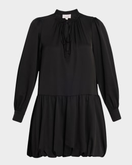 Regan Sleeveless Pleated-Skirt Blazer Mini Dress | Neiman Marcus