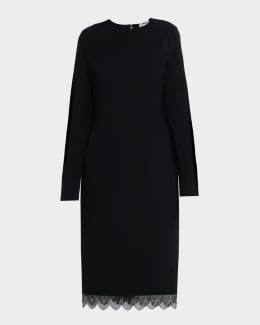 staud brooke beaded crepe midi dress Night Iris Brooke Dress main image 1