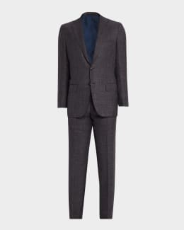 Prada Men's Silk Single-Breasted Two-Piece Suit | Neiman Marcus
