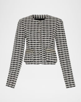 Theory Tailored Tweed Jacket | Neiman Marcus