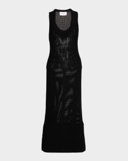 Brandon Maxwell The Lowery Asymmetric Draped Dress | Neiman Marcus