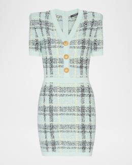 balmain diamond knit dress Balmain