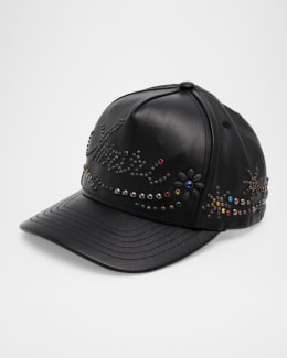 Amiri Men's Bones Stacked Trucker Hat | Neiman Marcus